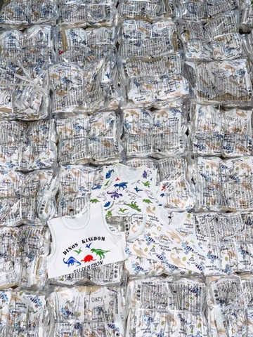 CB340- Combo 3 áo balo in khủng long chất cotton xược