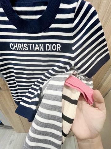 a365- Áo len C-RIS 4 màu cộc tay Quảng Châu dáng ôm