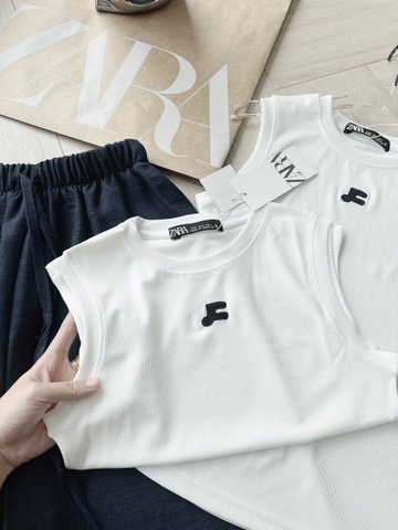 ☘️SET495- SET QUẦN SUÔNG DÂY DÚT MIX ÁO TĂM LẠNH 🌿