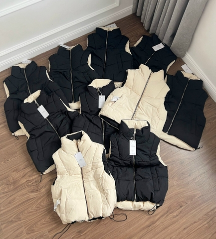 AO030- Áo phao 2 mặt hàng xuất nhà máy VNXK