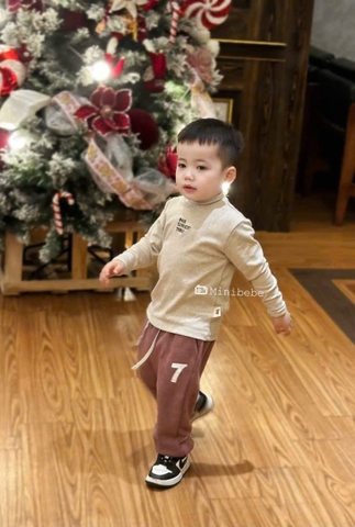 CB188-Combo 2 quần nỉ bông số 7 bé trai  VNXK