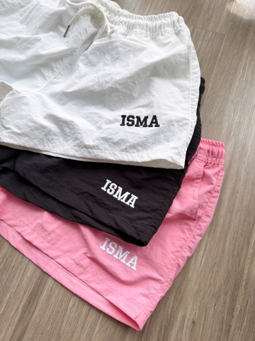 QUAN101- Set 3 quần short cộc cạp chun đen trắng hồng