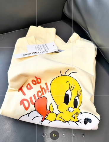 A499-Áo thun suông vịt vàng