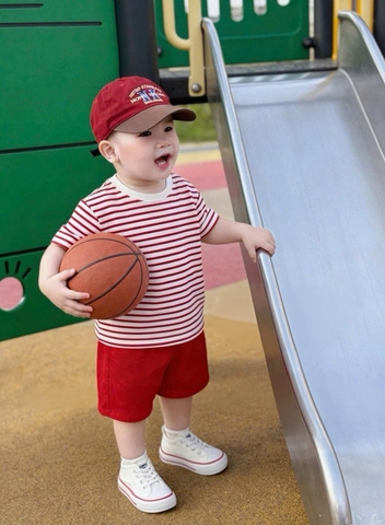 BT919-Combo 3 áo cotton tông vàng in mèo KITTY