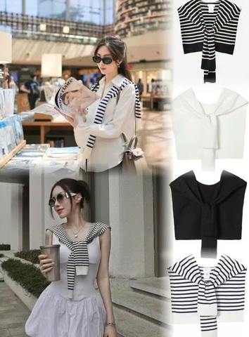 A357-Khăn choàng giả áo 4 MÀU