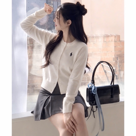 A700-Áo len cadigan thêu ngực 5 màu hàng nhà máy đủ tem