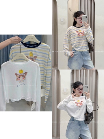 A655-Combo 2 áo thun giấy dài tay