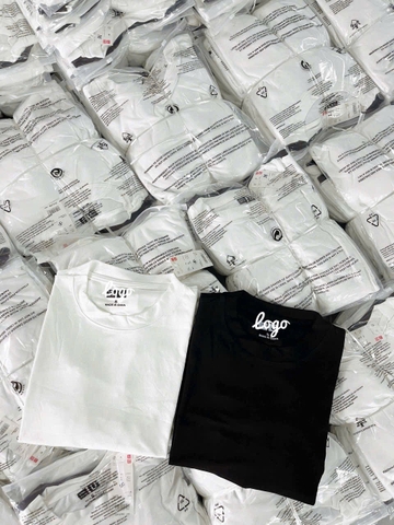 A420-Combo 2 áo thun dài tay đen trắng