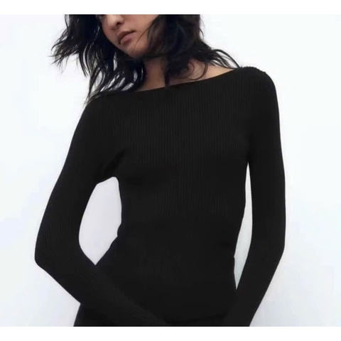 [HÀNG LOẠI 1]A345- Áo len cổ thuyền 3 màu  full tem dày dặn