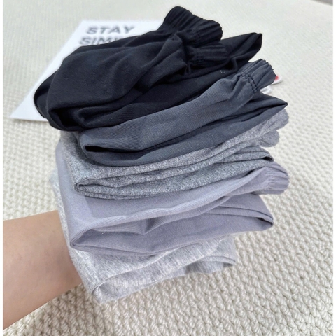 CB295- COMBO 5 quần thun xám dài cạp chun bé trai MAi linh KID 2