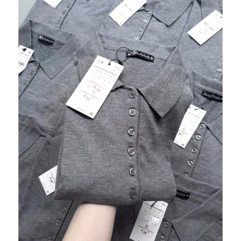 A415-Áo len dệt kim dài tay 2 màu đỏ xám hàng nhà máy chuẩn khosiMaiLinh