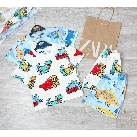 CB106- Combo 2 bộ xược khủng long bé trai VNXK