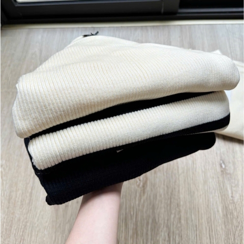 [HÀNG LOẠI 1]A345- Áo len cổ thuyền 3 màu  full tem dày dặn