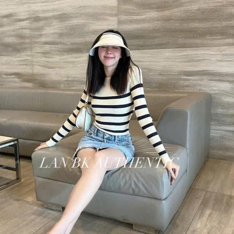 [HÀNG LOẠI 1]A345- Áo len cổ thuyền 3 màu  full tem dày dặn