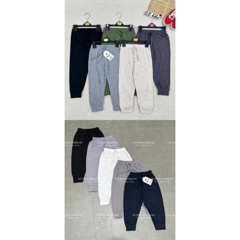 CB295- COMBO 5 quần thun xám dài cạp chun bé trai MAi linh KID 2