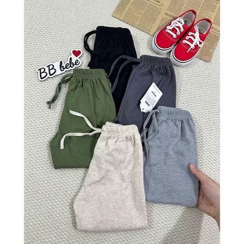 CB295- COMBO 5 quần thun xám dài cạp chun bé trai MAi linh KID 2