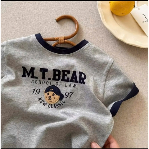 Cb429- Combo 3 áo thun cộc tay gấu BEAR cho bé 9-25kg
