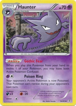 Haunter - 34/83 - Uncommon