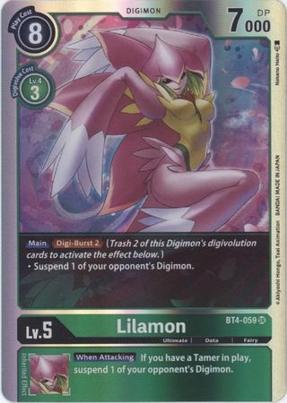 Lilamon - BT4-059 - Super Rare