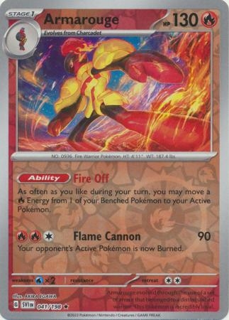 Armarouge - 041/198 - Holo Rare Reverse Holo