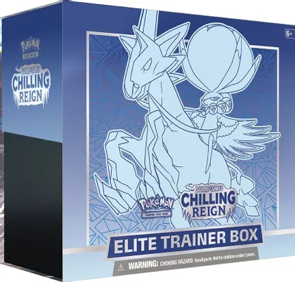 Sword & Shield Chilling Reign: Ice Rider Calyrex Elite Trainer Box