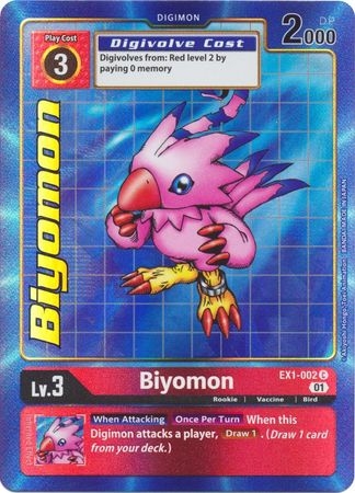 Biyomon (Alternate Art) - EX1-002 - Common