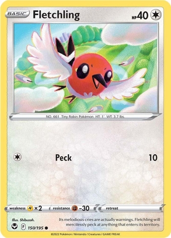 Fletchling - 150/195 - Common Reverse Holo