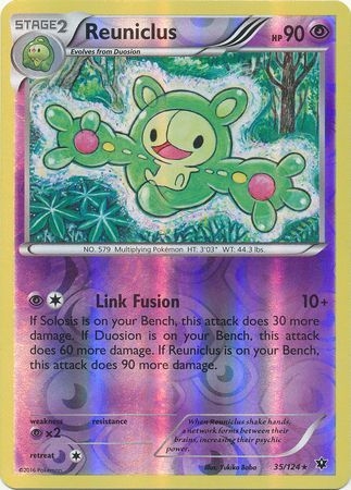 Reuniclus - 35/124 - Rare Reverse Holo