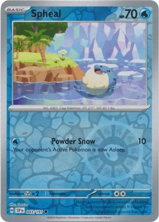 Spheal - 043/191 - Common Reverse Holo
