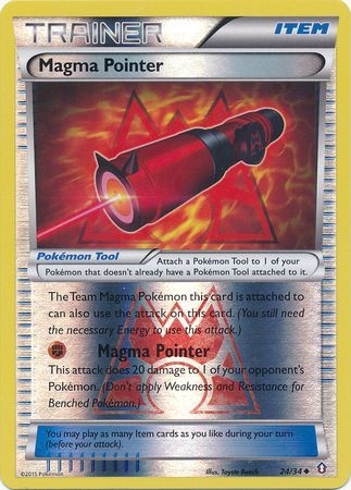 Magma Pointer - 24/34 - Uncommon Reverse Holo