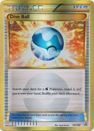 Dive Ball - 161/160 - Secret Rare