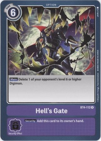 Hell's Gate - BT4-112 - Rare