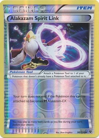 Alakazam Spirit Link - 90/124 - Uncommon Reverse Holo