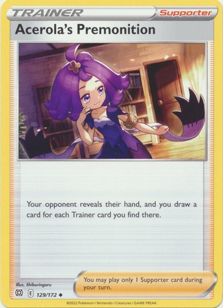 Acerola's Premonition - 129/172 - Uncommon