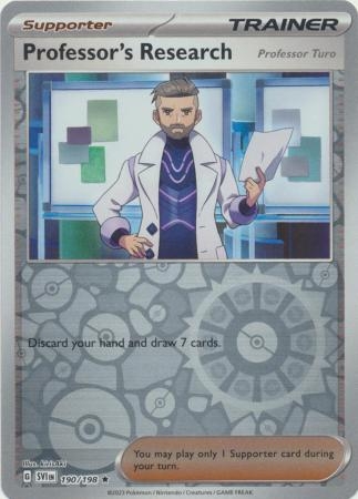 Professor's Research (Professor Turo) - 190/198 - Holo Rare Reverse Holo