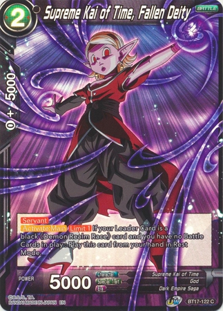 Supreme Kai of Time, Fallen Deity - BT17-122 - Common Foil