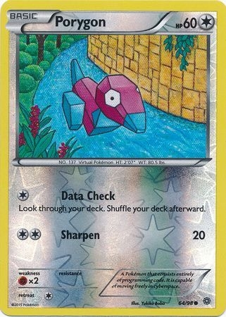 Porygon - 64/98 - Common Reverse Holo