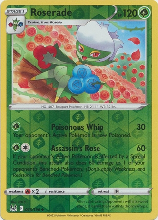 Roserade - 015/196 - Uncommon Reverse Holo