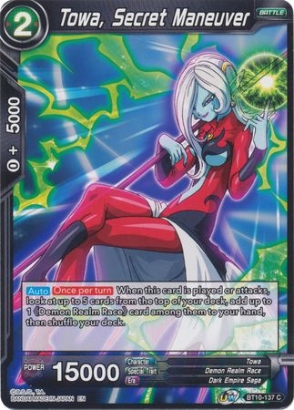 Towa, Secret Maneuver - BT10-137 - Common