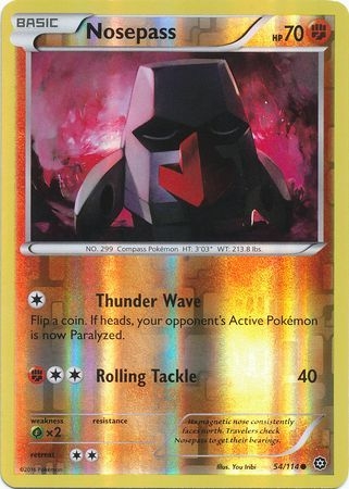 Nosepass - 54/114 - Common Reverse Holo