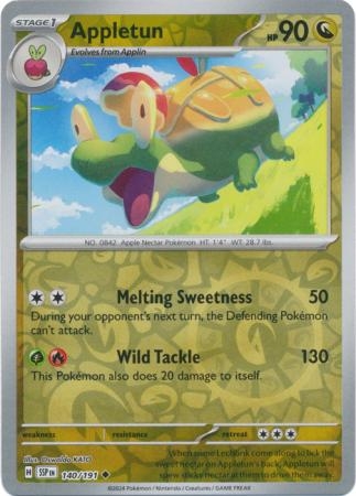 Appletun - 140/191 - Uncommon Reverse Holo