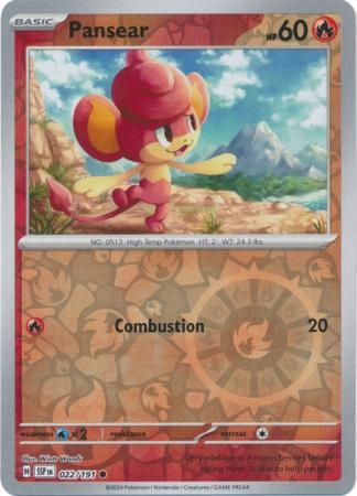Pansear - 022/191 - Common Reverse Holo