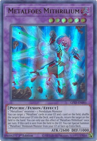 Metalfoes Mithrilium - GFTP-EN095 - Ultra Rare 1st Edition