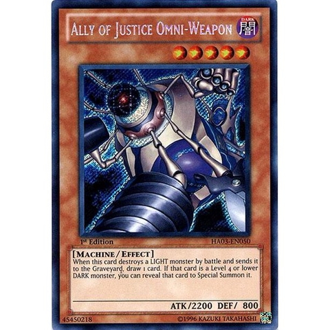 Ally of Justice Omni-Weapon - HAC1-EN087 - Duel Terminal Common Parallel 1st Edition