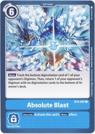 Absolute Blast - BT5-097 - Uncommon