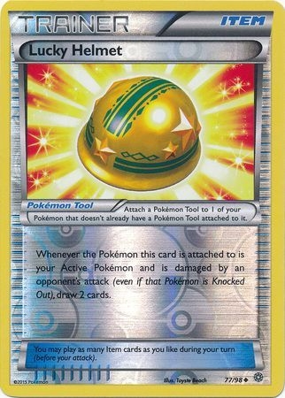 Lucky Helmet - 77/98 - Uncommon Reverse Holo