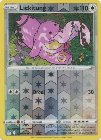 Lickitung - 138/196 - Common Reverse Holo