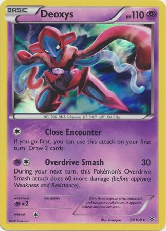 Deoxys - 33/108 - Holo Rare