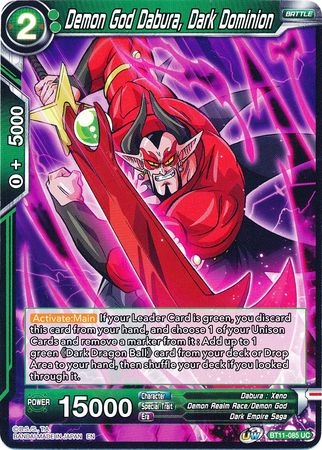 Demon God Dabura, Dark Dominion - BT11-085 - Uncommon