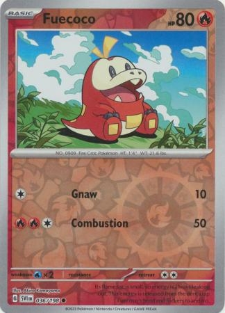 Fuecoco - 036/198 - Common Reverse Holo